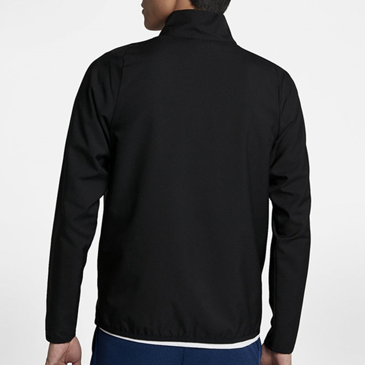 Men's Nike Running Training Casual Sports Woven Jacket Autumn Black CZ4353-010