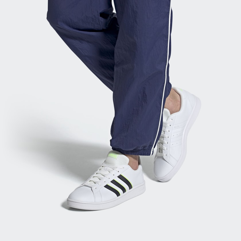 adidas neo Grand Court Base 'White Black Green' FV8472