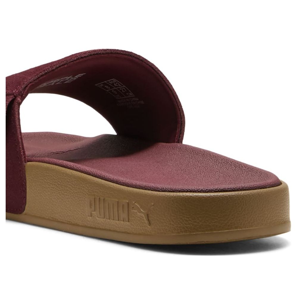 PUMA Leadcat 2.0 Palermo Foil Slides 'Ruby Shimmer' 399041-08