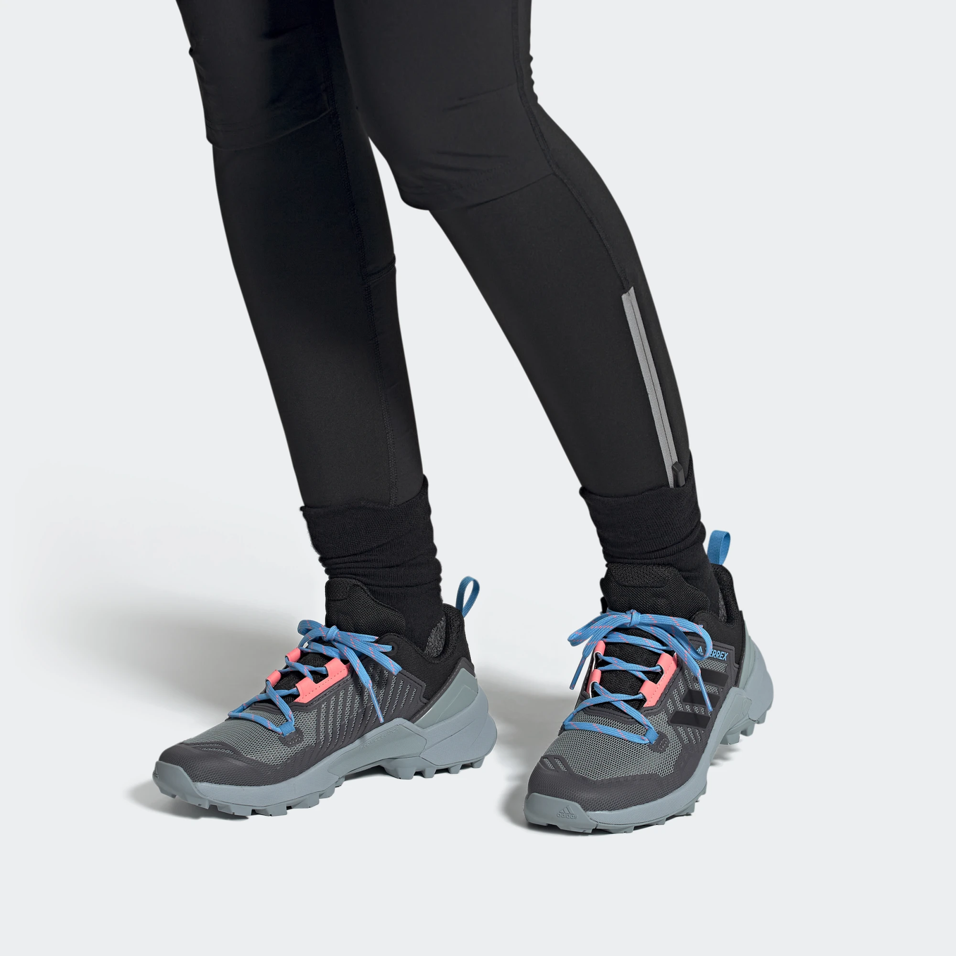 (WMNS) adidas Terrex Swift R3 Hiking 'Magic Grey Acid Red' GW2725