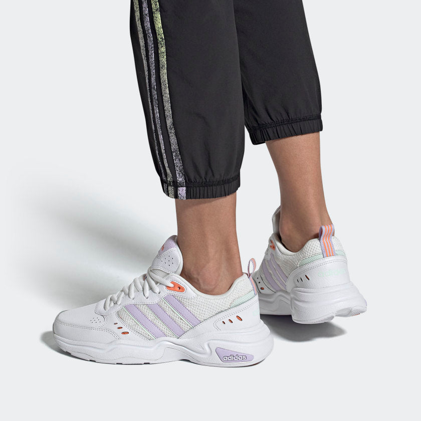 (WMNS) adidas Strutter 'White Purple Tint' EG8367