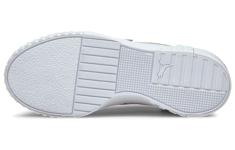(WMNS) PUMA Cali Casual Board Shoes White/Green 369155-34