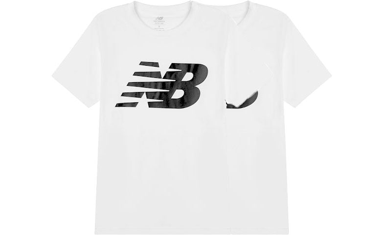 New Balance Classic Flying Graphic Tee Asia Sizing 'White Black' MT03919-WT