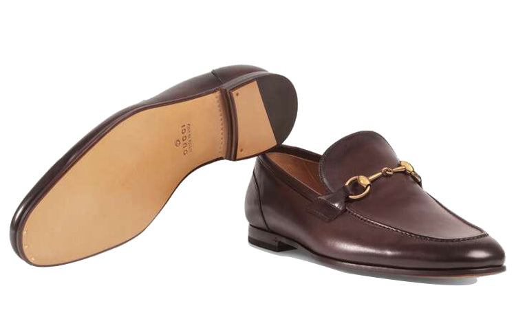 Gucci Jordaan Loafer 'Dark Brown Leather' 406994-BLM00-2024