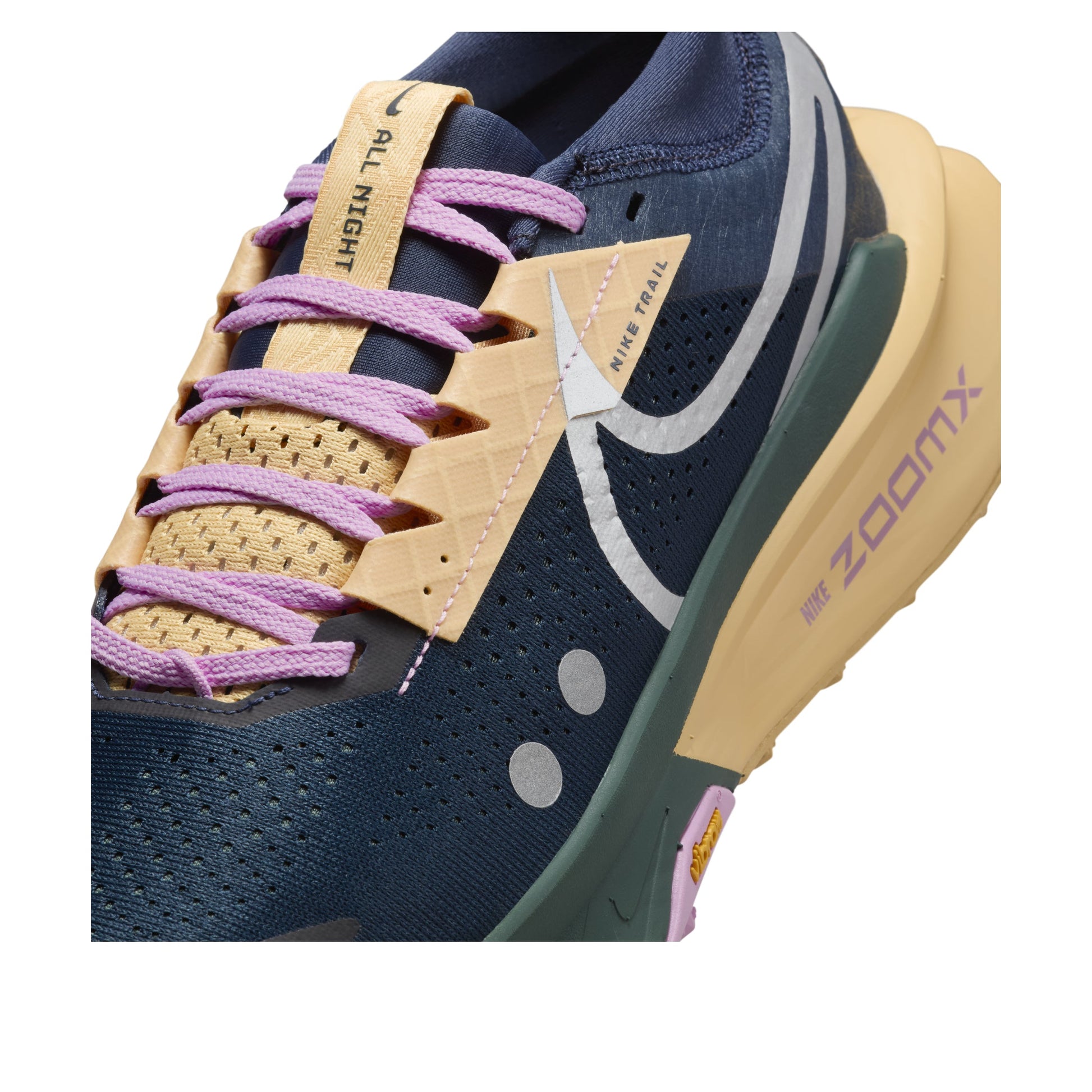 (WMNS) Nike ZoomX Zegama 2 'Navy Celestial Gold Vintage Green' FD5191-401