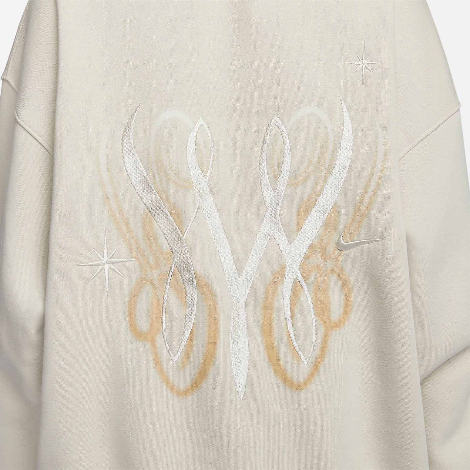 (WMNS) Nike Serena Williams Design Crew Fleece Pullover Hoodie 'Beige' FN1917-072