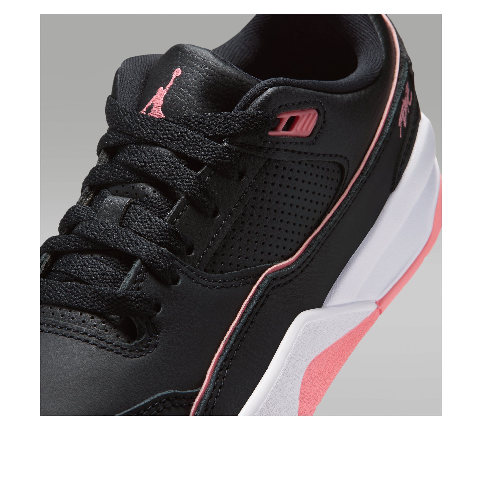 (GS) Air Jordan Flight Court 'Black Pink Gaze' HF3333-009