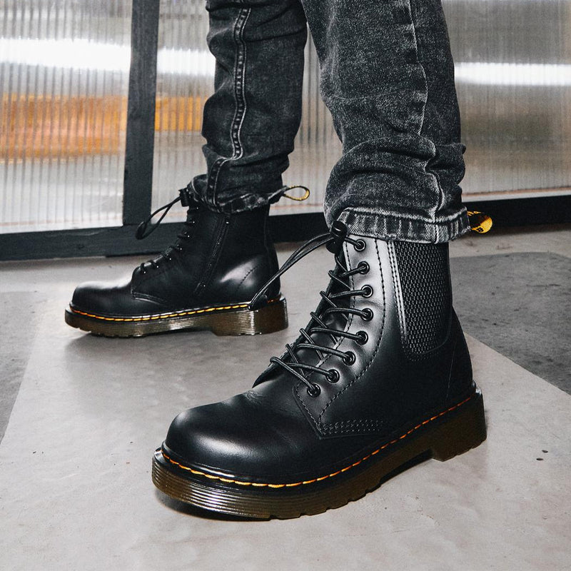 (PS) Dr. Martens Junior 1460 Harper Minimalistic Casual Martin boots Black 27081001