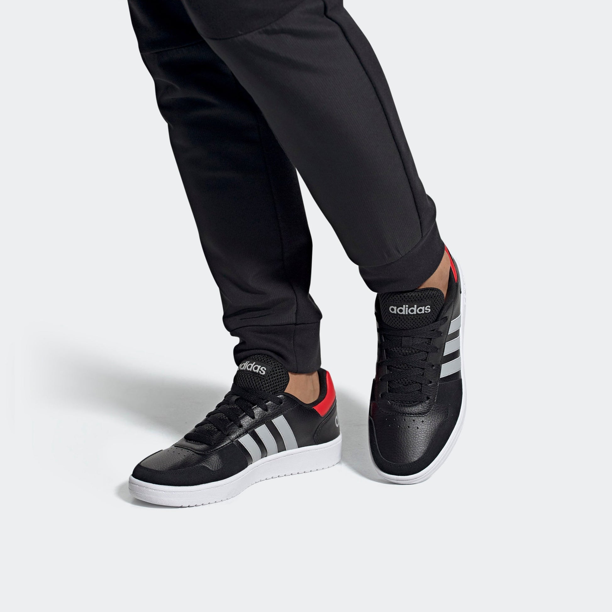 adidas Hoops 2.0 'Black Active Red' EE7800