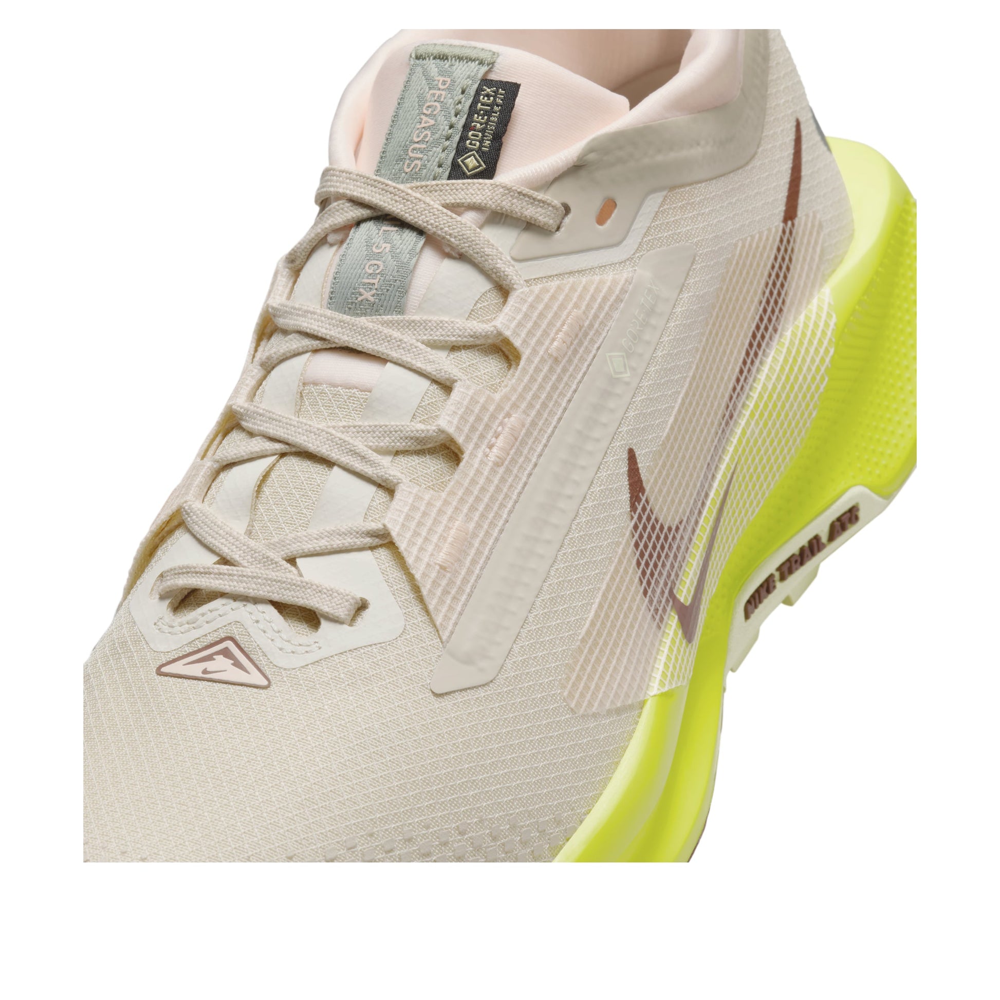(WMNS) Nike Pegasus Trail 5 Gore-Tex 'Sanddrift Lift Lime' FQ0912-101