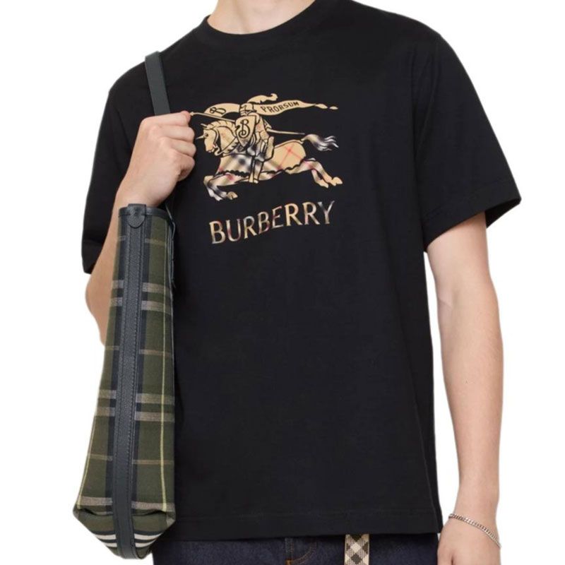 Burberry 26 EKD Ombré Cotton T-shirt 'Black' 81190131