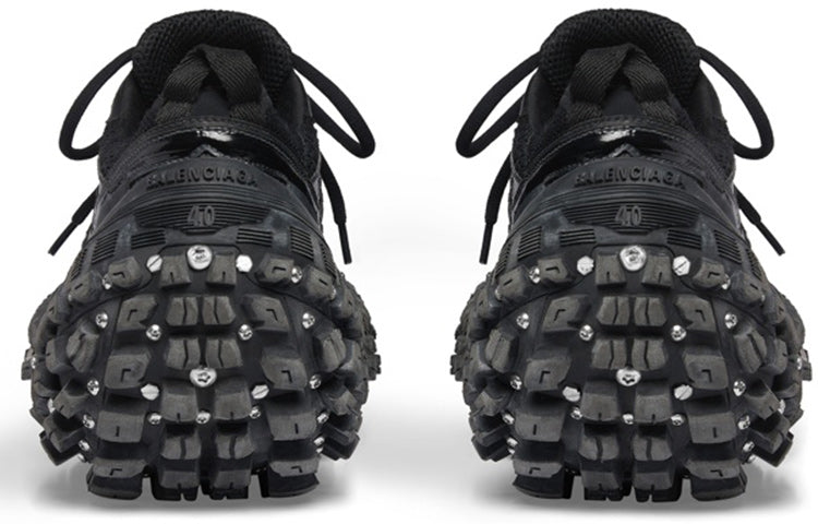 Balenciaga Bouncer Defender Screw Sneakers 'Worn Out Black' 685613W2RAD1081