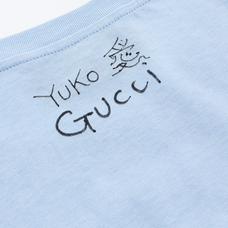 Gucci x HIGUCHI YUKO Short Sleeve T-Shirt 'Blue' 548334-XJDTM-4826