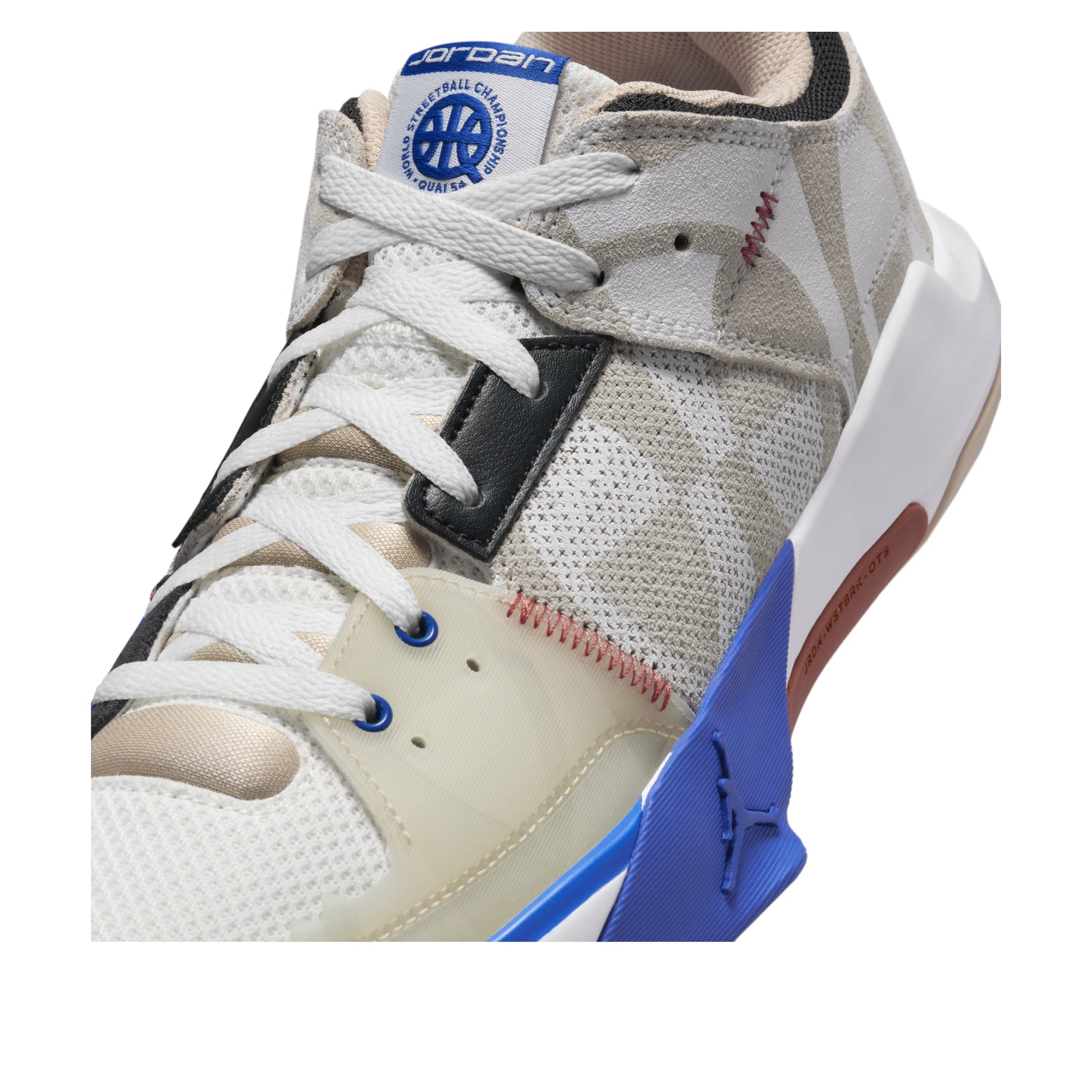 Air Jordan Westbrook One Take 5 Quai 54 PF 'Summit White Sunrise Royal' HF0017-100