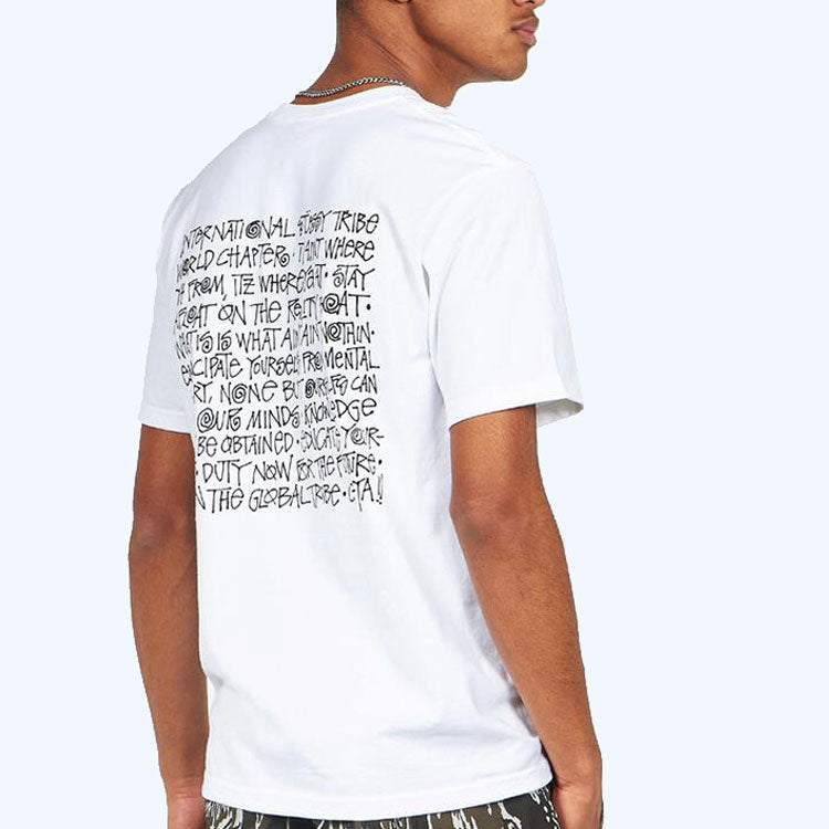 Stussy Say It Loud Logo Short Sleeve Unisex White 1904481-WHITE