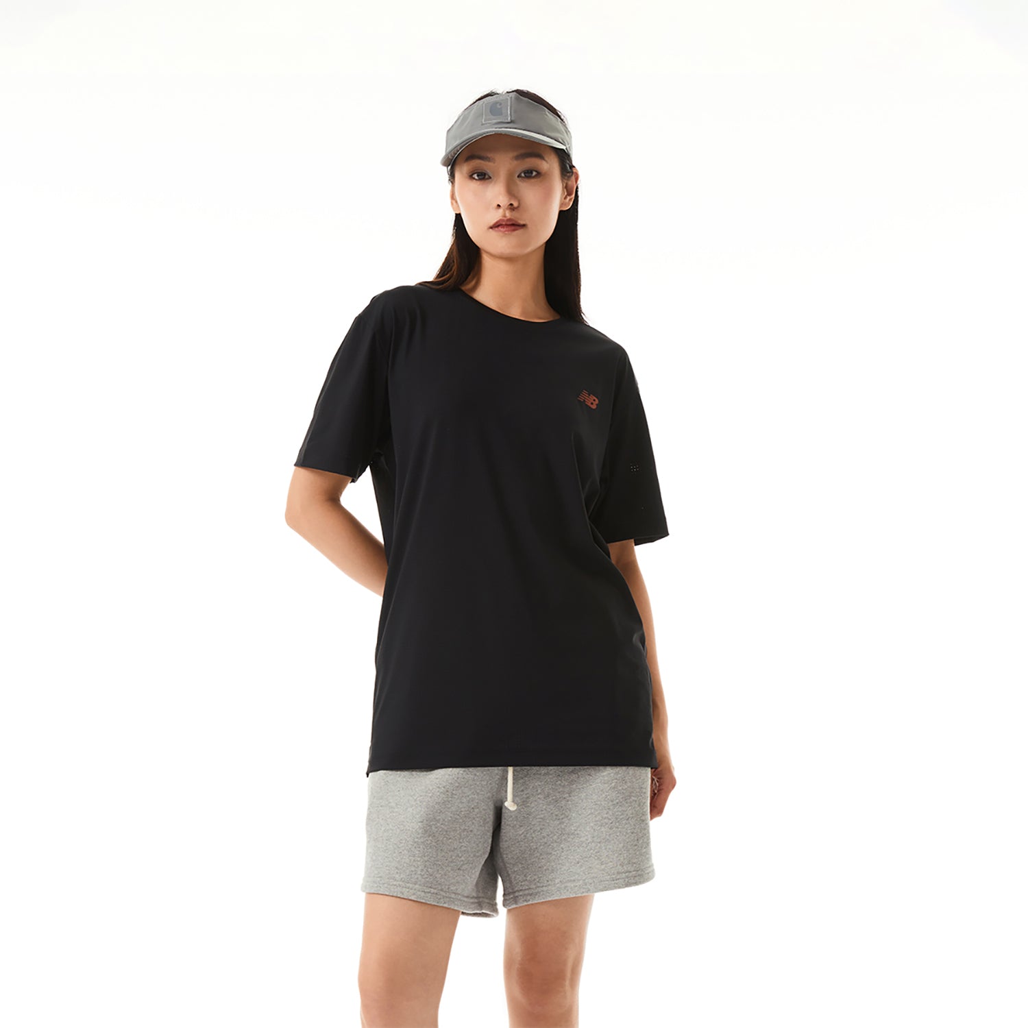 New Balance Icon Back Print T-shirt Asia Sizing 'Black' NEE25031-BK