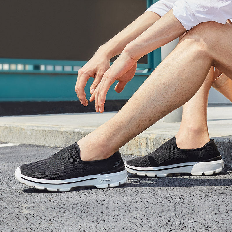 Skechers Go Walk 3 Shoes Black/White 54062-BKW