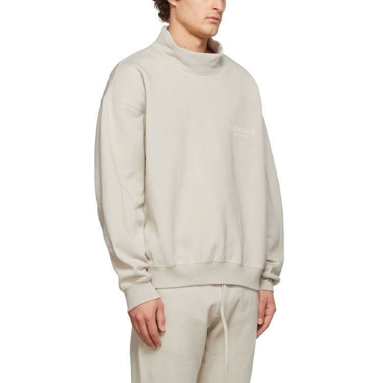 Fear of God Essentials SS22 Relaxed Mockneck Wheat FOG-SS22-251