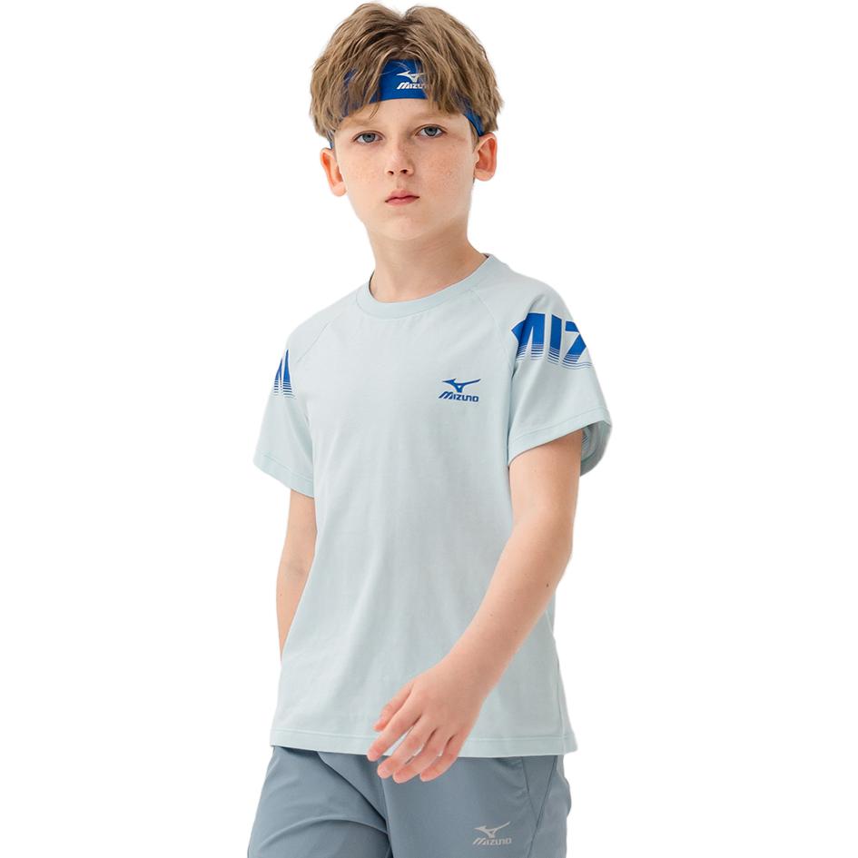 (GS) Mizuno Sportswear T-shirt 'Blue' T2267