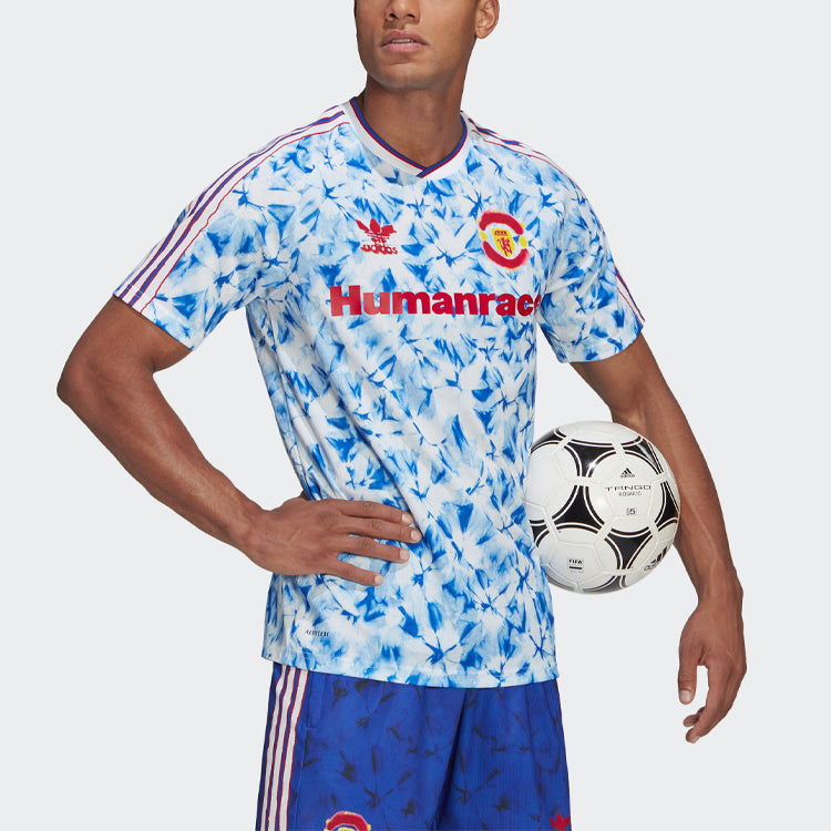 adidas originals x Human Race Crossover Soccer/Football Sports Quick Dry Jersey SW Fan Edition 20-21 Season Blue GJ9084