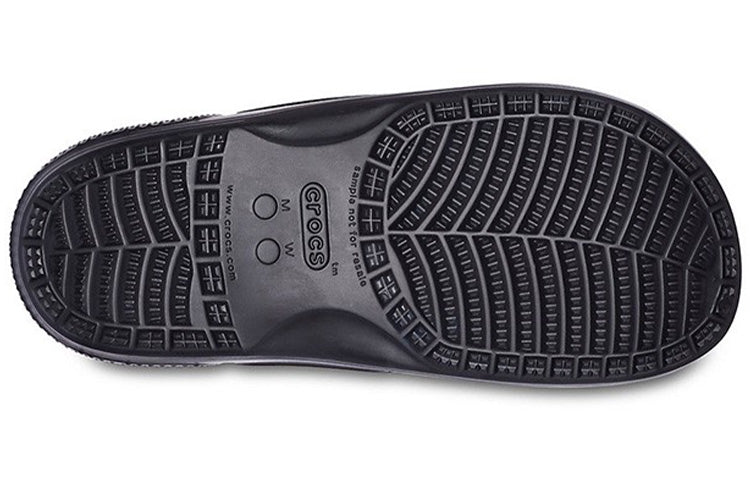 Crocs Soft Sole Shoe Black Green Unisex 'Black Green' 207283-0GU