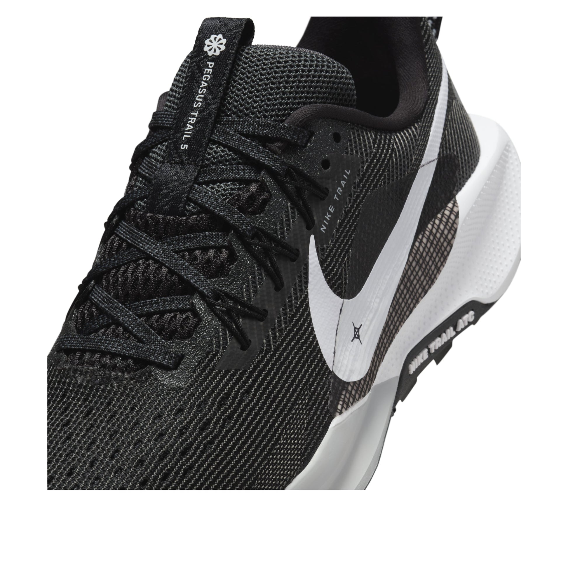 (WMNS) Nike Pegasus Trail 5 'Black White' DV3865-001
