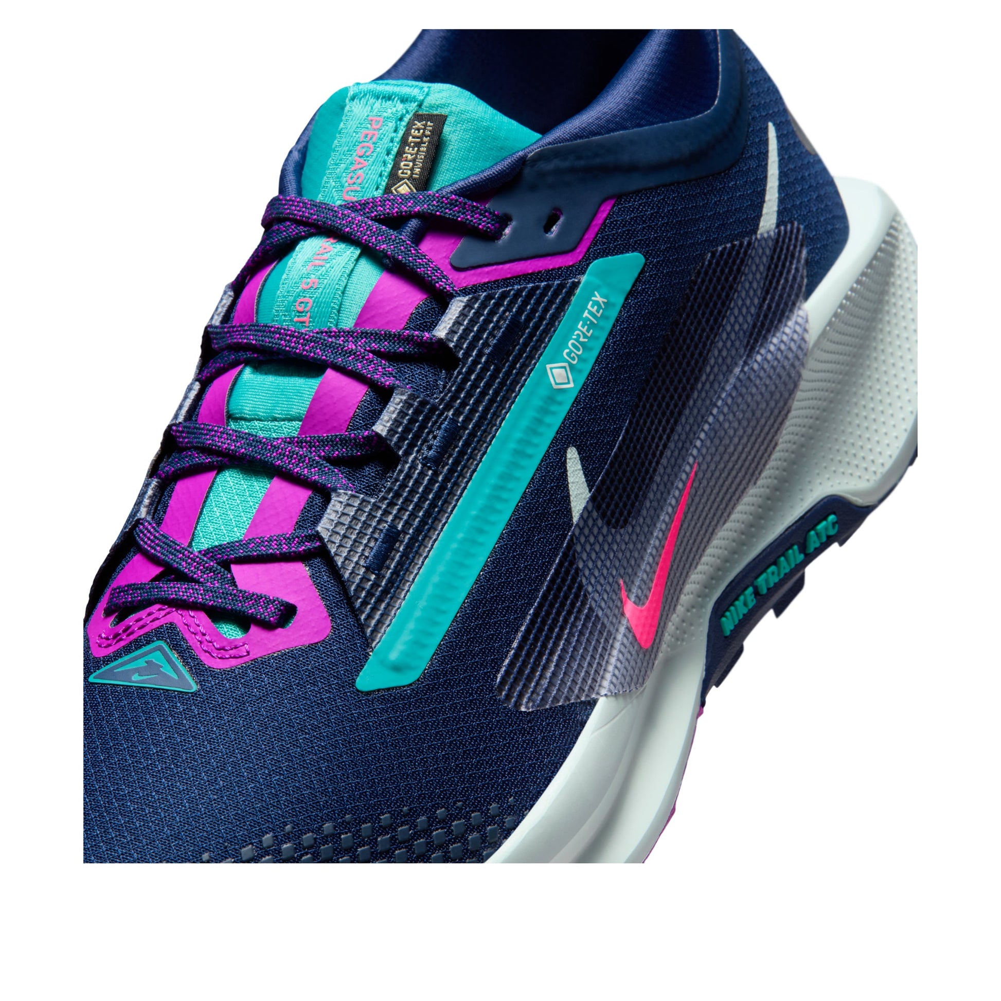 Nike Pegasus Trail 5 Gore-Tex 'Midnight Navy Blacier Blue Hyper Pink' FQ0908-403