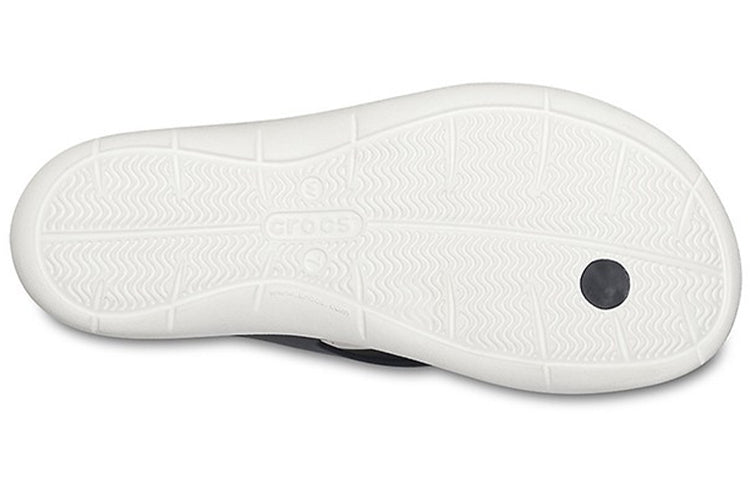 (WMNS) Crocs Casual Cozy Flip-Flops Deep Blue 204974-462