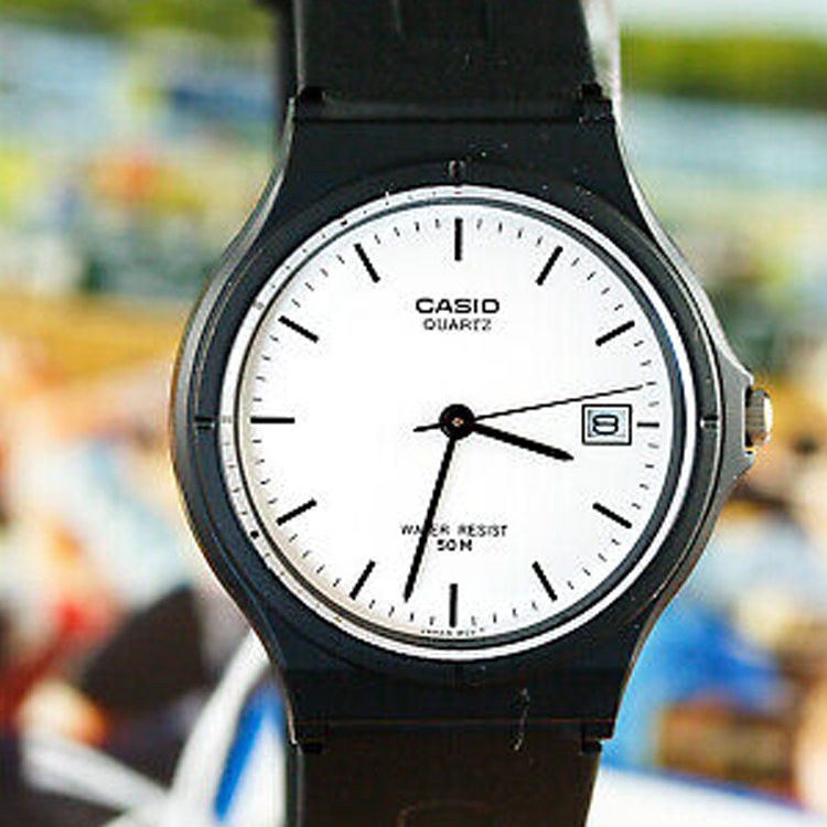 CASIO Waterproof Sports Black Analog MW-59-7E