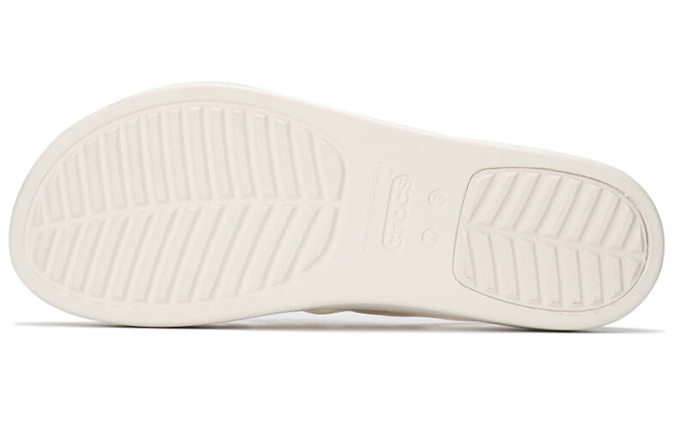 (WMNS) Crocs Brooklyn Strappy White Sandals 206751-159