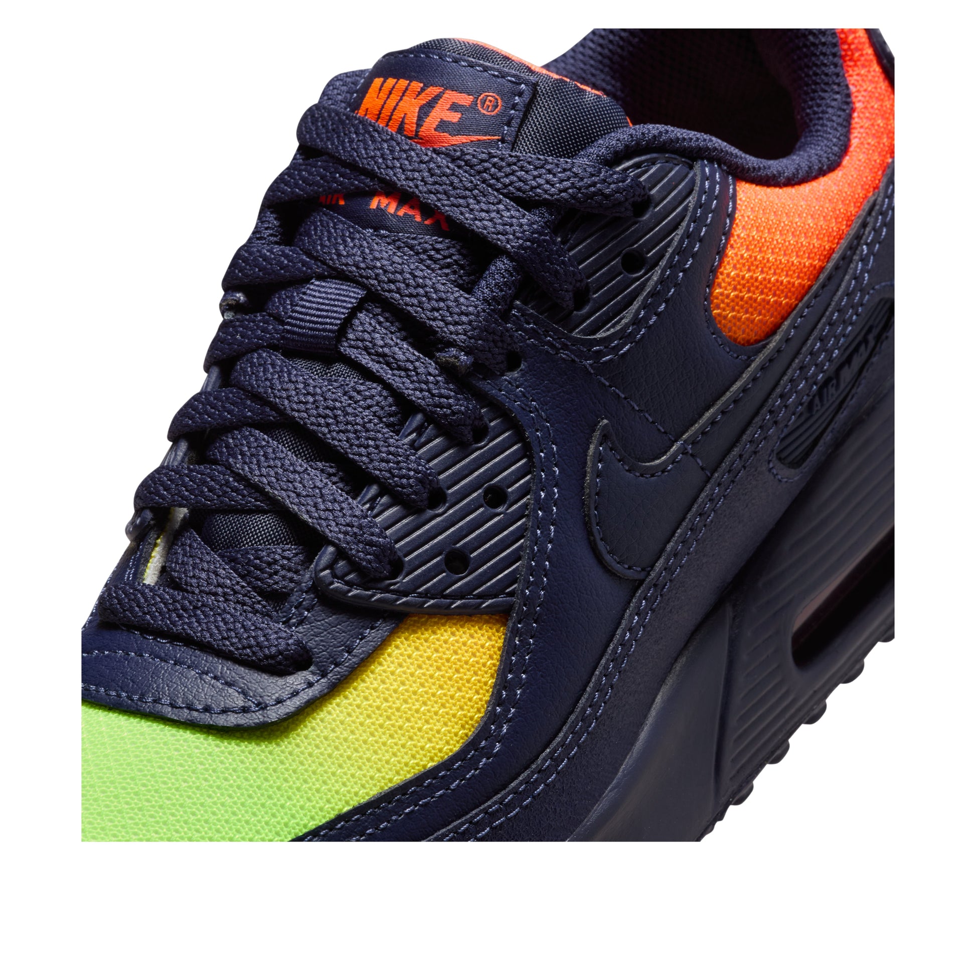 (GS) Nike Air Max 90 LTR 'Lemon Venom Hyper Crimson Laser Orange' CD6864-701