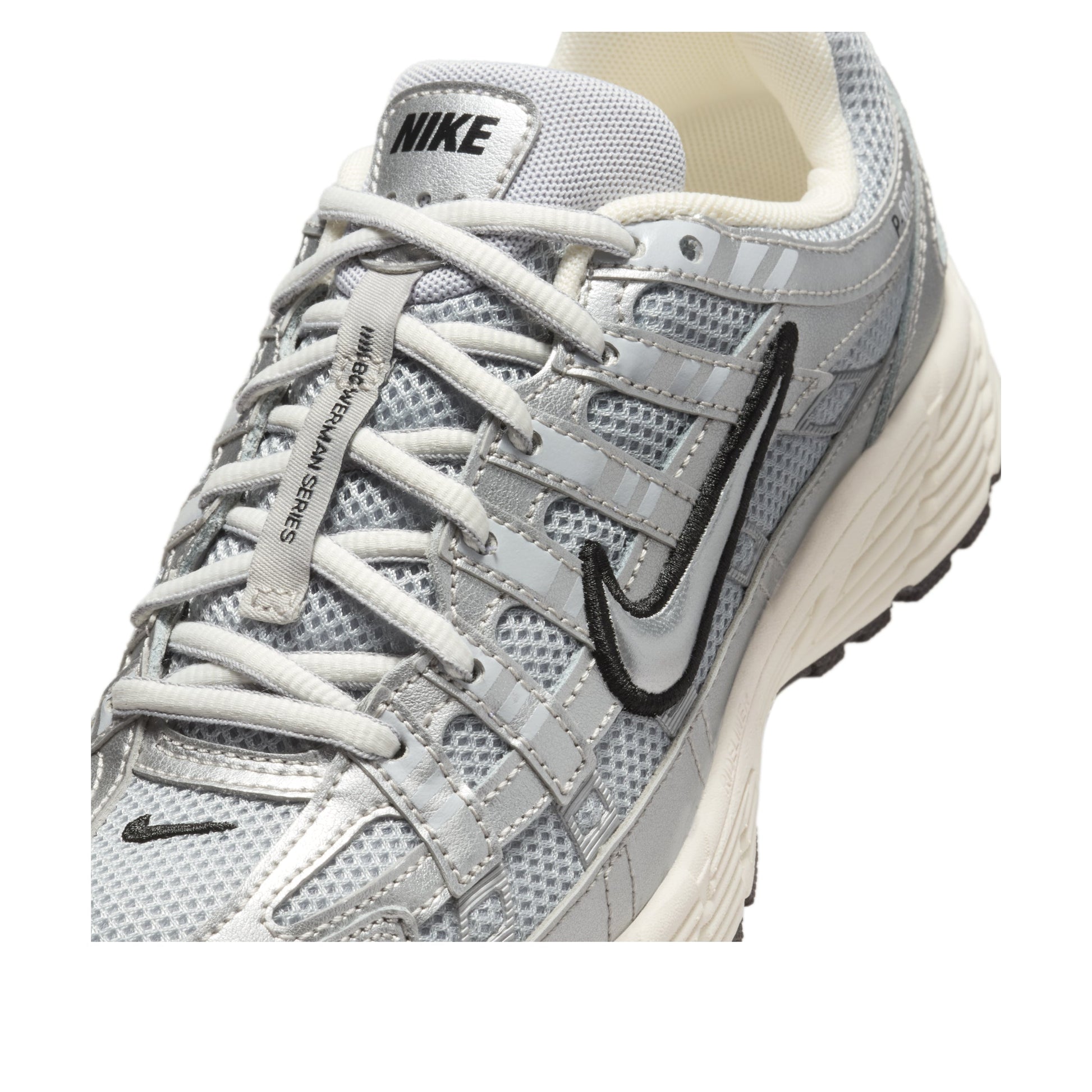 (GS) Nike P-6000 'Metallic Silver Black' HV5064-006