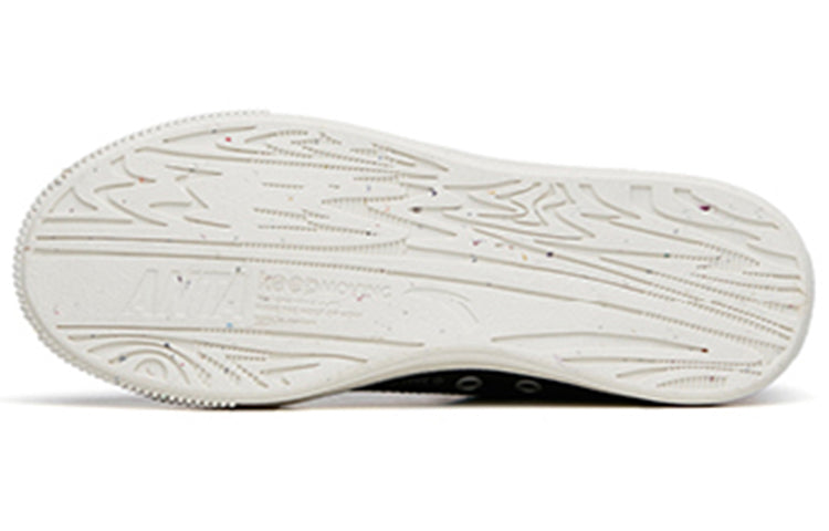 (WMNS) ANTA x Snoopy High Top Canvas Shoes 'Black White' 922138601-1
