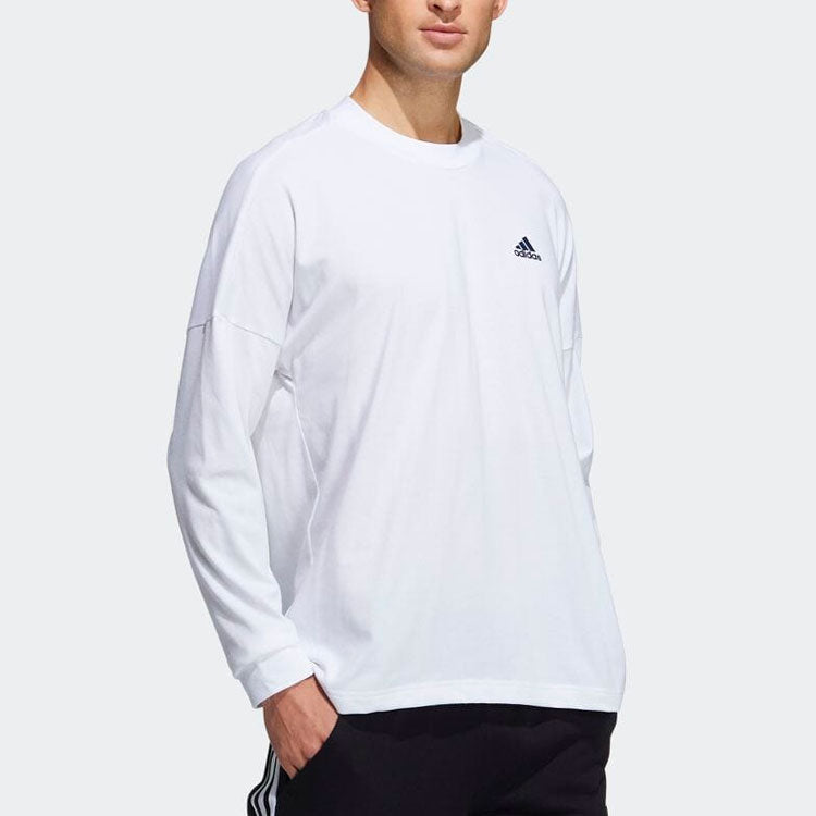 adidas Loose Fit Tee 'White Black' HA1869