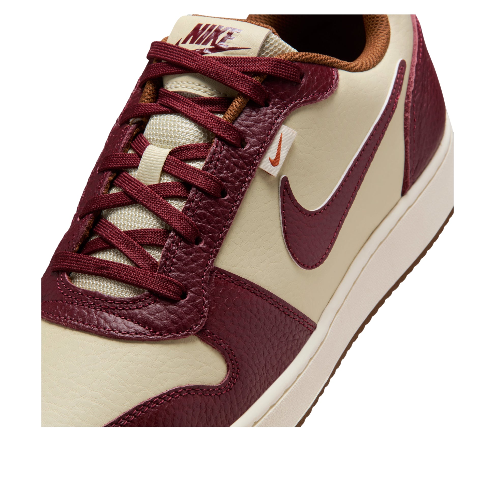 Nike Ebernon Low Premium 'Light Khaki Dark Team Red' IB4644-261