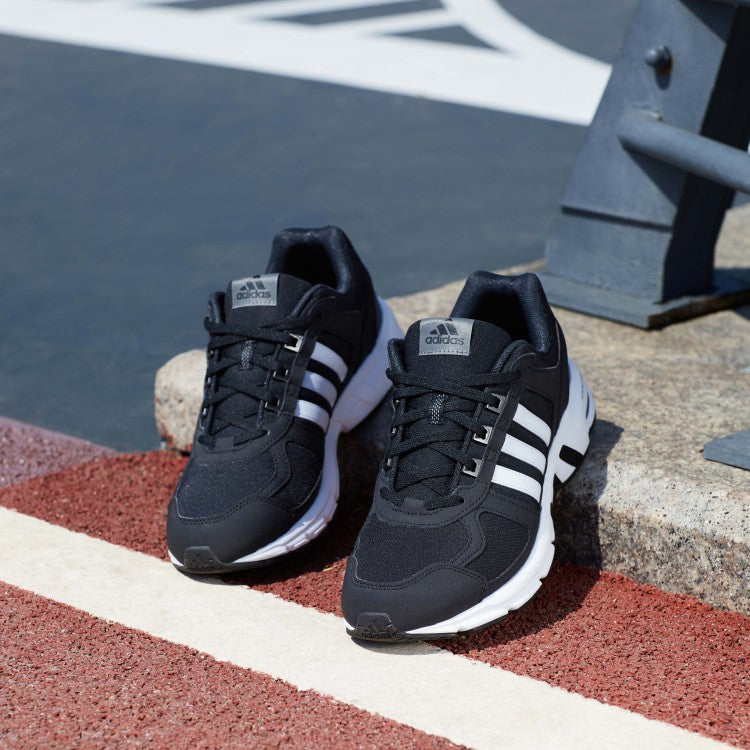 adidas Equipment 10 Wear-resistant Shock Absorption Low Tops Sports Black White DA9375
