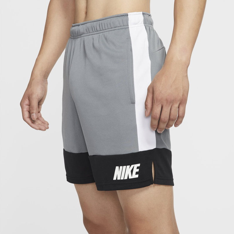 Nike Dri-Fit Series Contrasting Colors Sports Shorts Gray CU3468-084