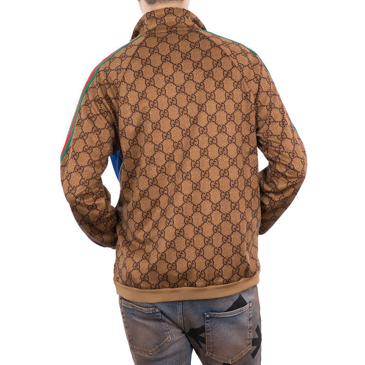 Gucci GG Plain Knit Jacket For Men Brown 523488-X9V34-2035