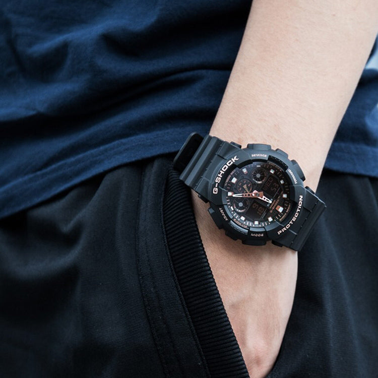 CASIO G-Shock Analog-Digital 'Black' GA-100GBX-1A4PR