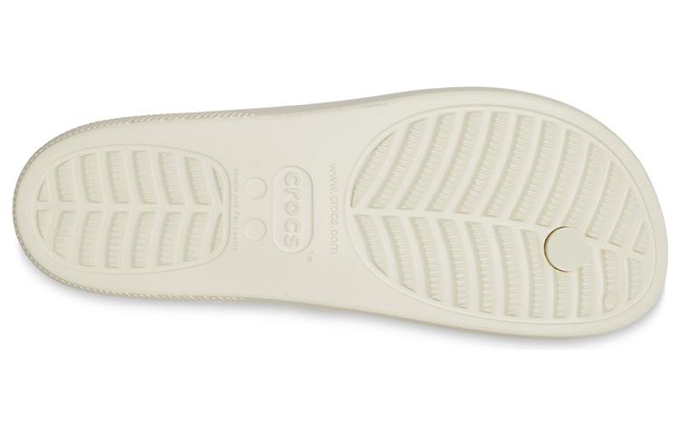 (WMNS) Crocs Classic Platform Flip (Beige) 207714-2Y2
