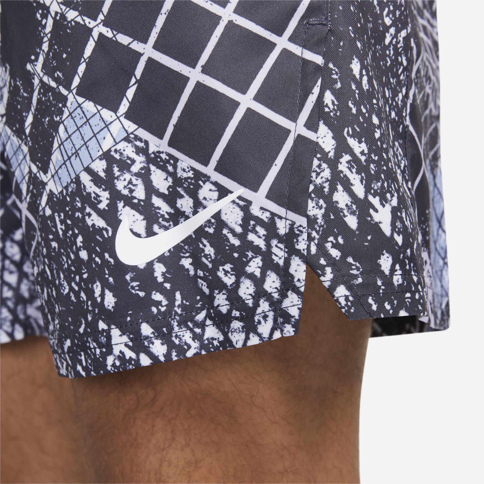 NikeCourt Dri-FIT Victory 9" Printed Tennis Shorts 'Grey' DV9115-015