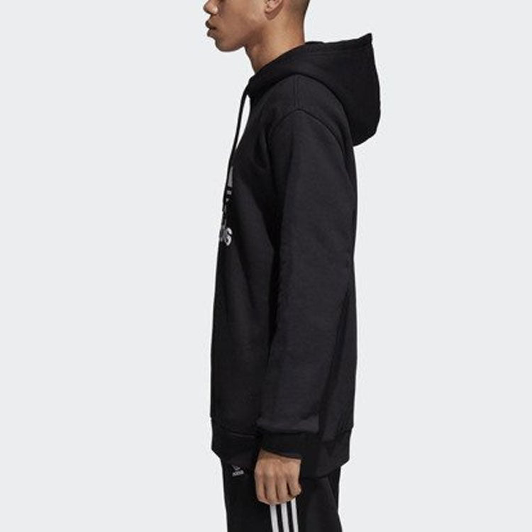 adidas originals Trefoil s Casual Sports hooded Pullover Black CW1240