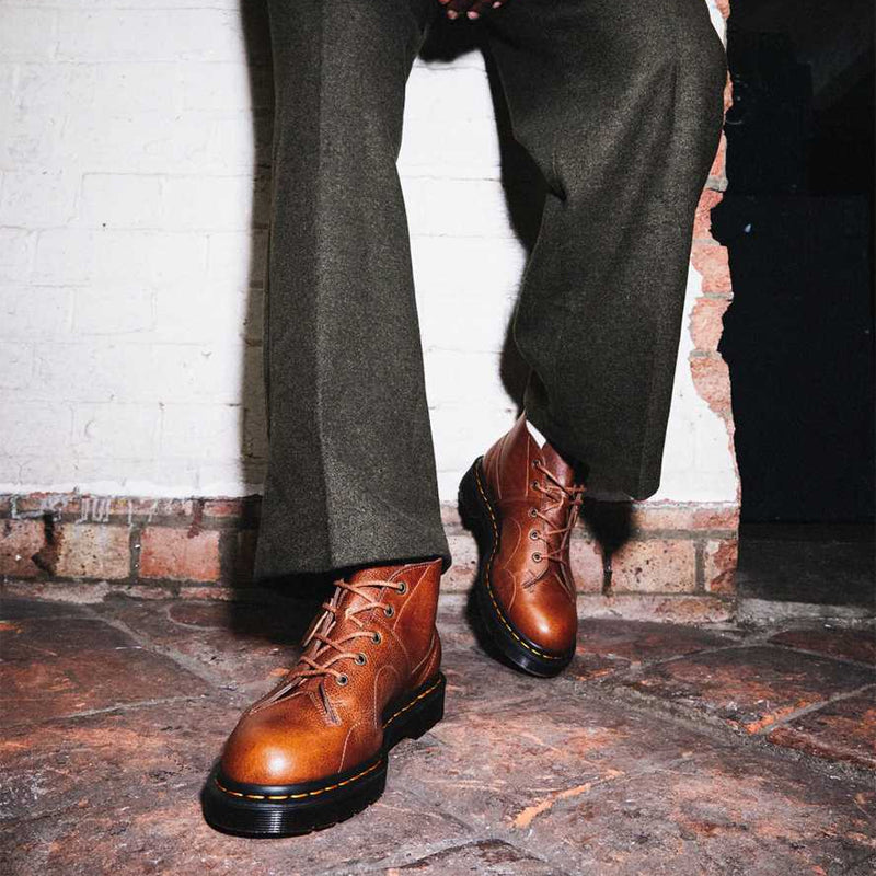 Dr. Martens Unisex Church Buckingham Martin Boots Brown 26857226