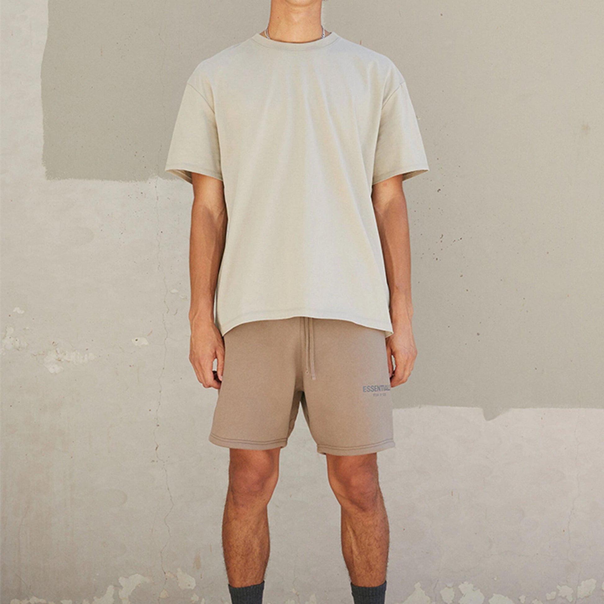 Fear of God Essentials FW21 Logo T-Shirt 'Pistachio' FOG-FW21-007