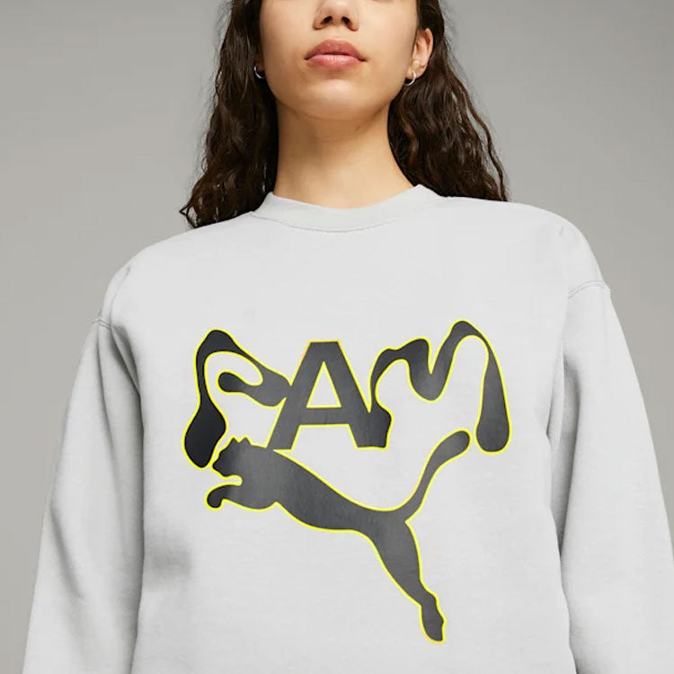 PUMA X Perks And Mini Crewneck Sweatshirt 'Grey' 620231-10