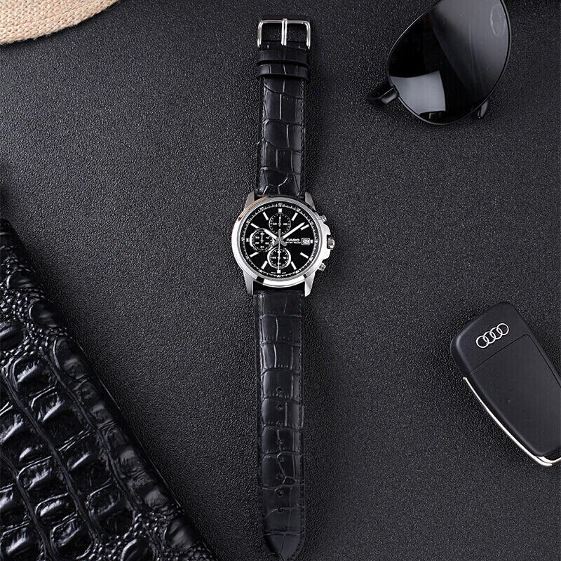 CASIO Edifice Waterproof Men Mens Black Analog MTH-5001L-1APR