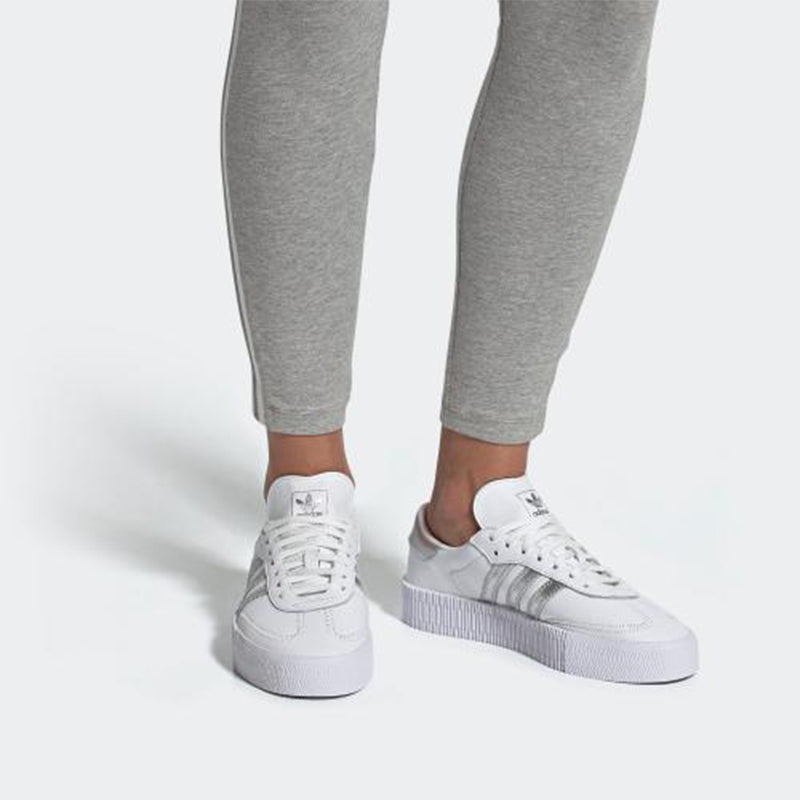 (WMNS) adidas Sambarose 'Cloud White Silver' EE9017