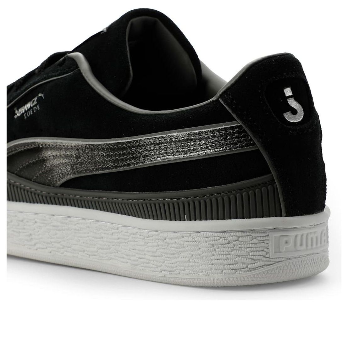 PUMA x Jabbawockeez Suede 'PUMA Black Flat Medium Gray PUMA Silver' 408747-01