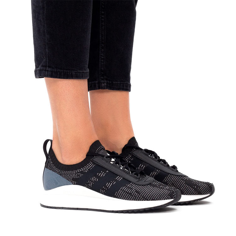 (WMNS) adidas SL Andridge Primeknit 'Black Silver Metallic' FW2697