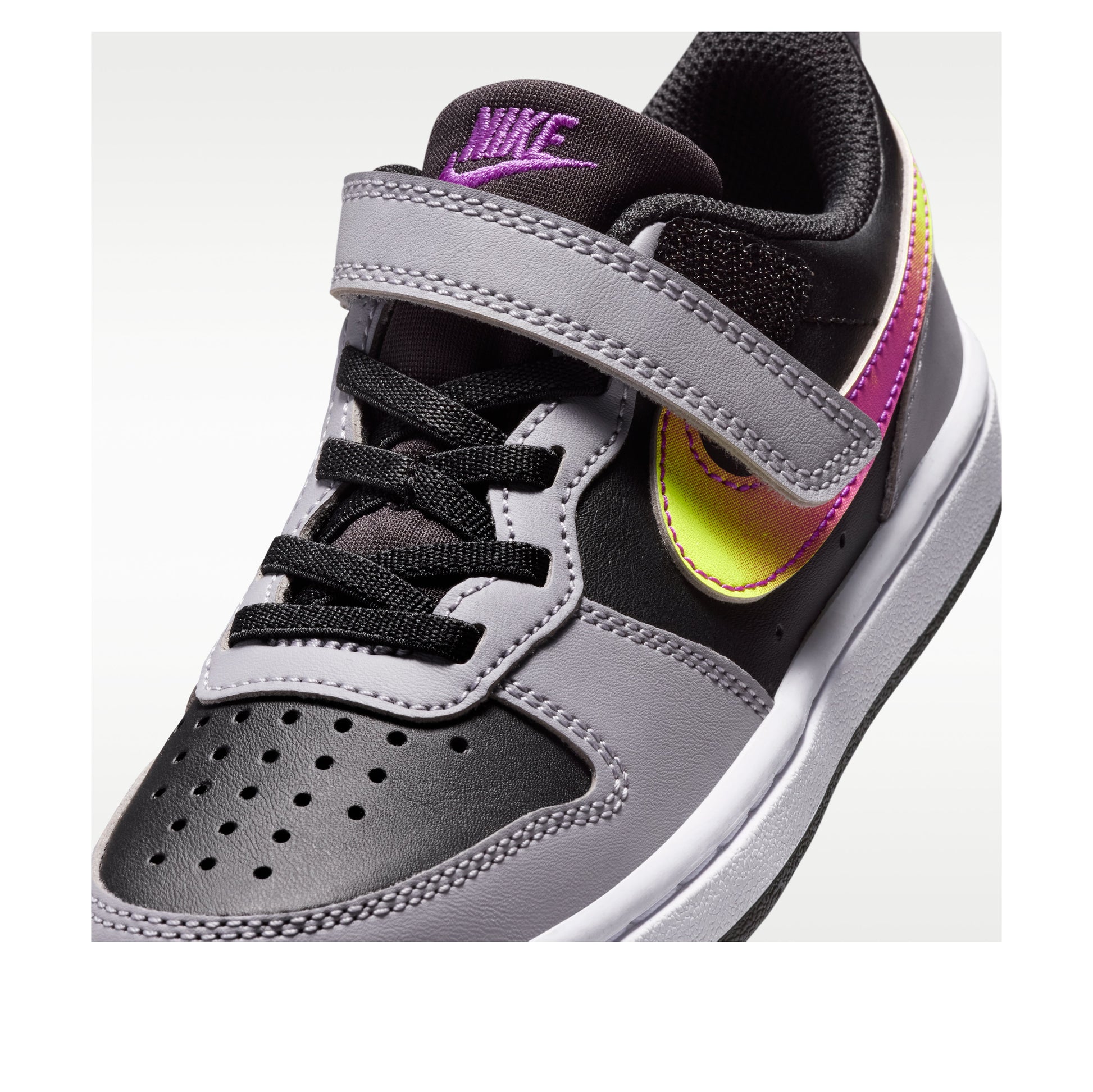 (PS) Nike Court Borough Low Recraft 'Black Cement Grey' IO6966-001